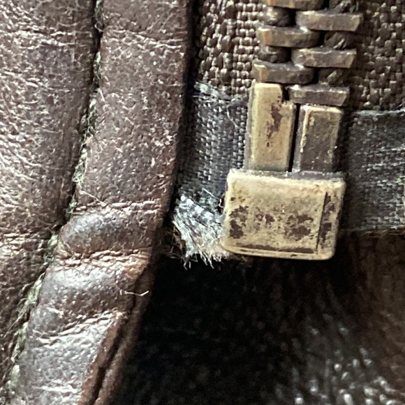 Bod and Christensen 90’s Brown Leather Jacket - Picture 6 of 14